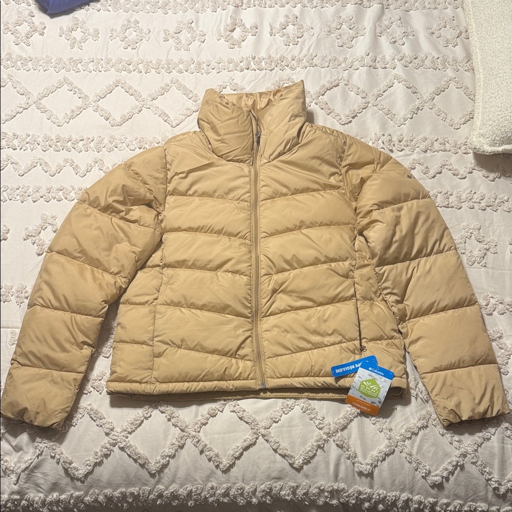 Columbia Tan Puffer Jacket